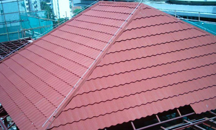 Roofing Tile&Glazed Tile Making Machine Product Application